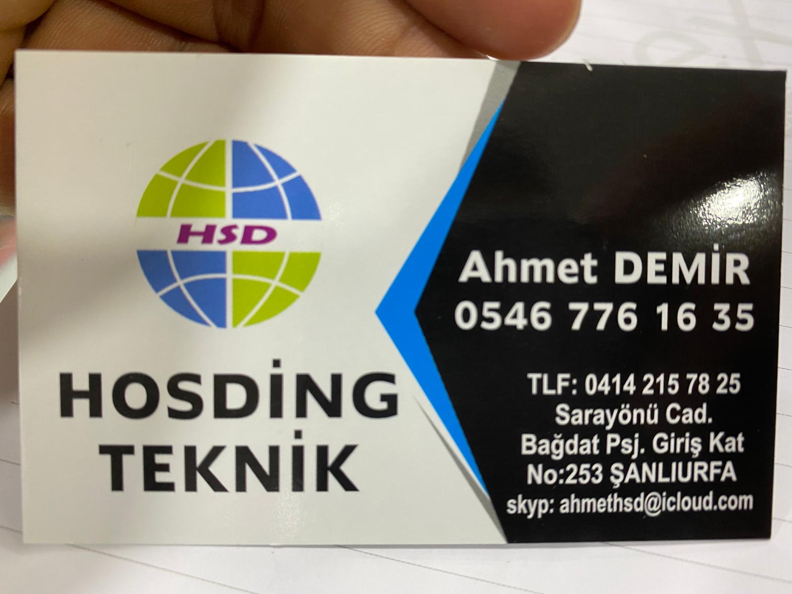 HSD Hosding – GSM Hosding – 0546 776 16 35